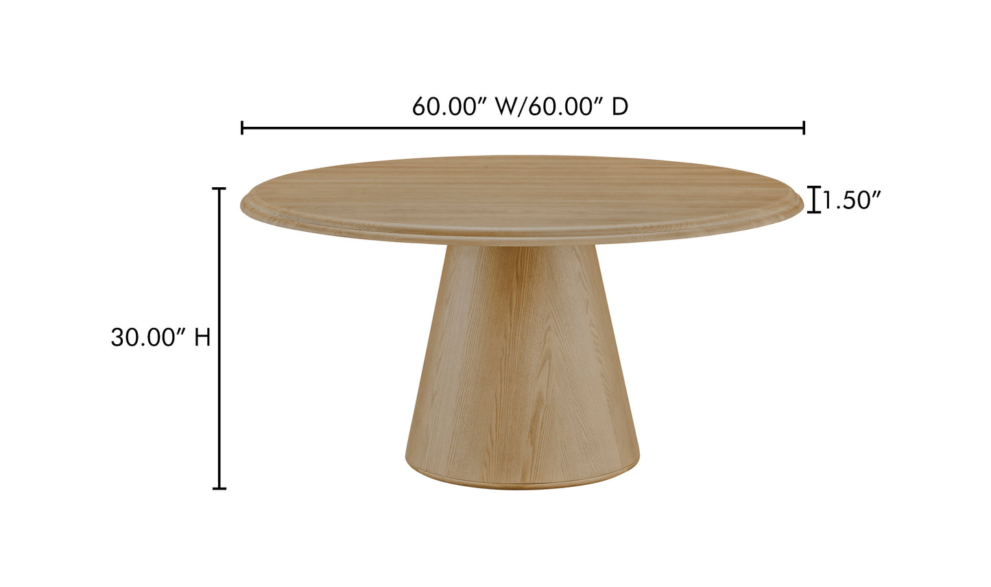 Tutto Dining Table | Natural
