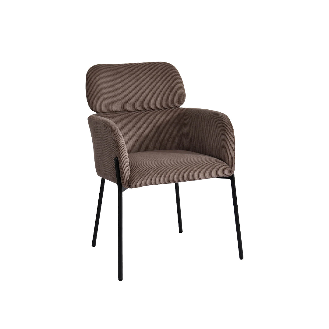 Allegra Dining Chair | Corduroy Brown