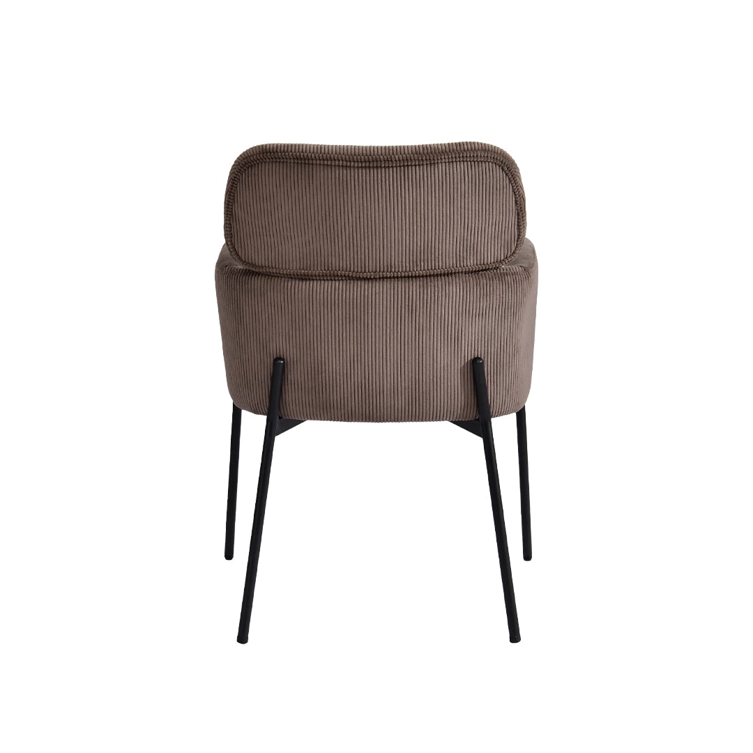 Allegra Dining Chair | Corduroy Brown