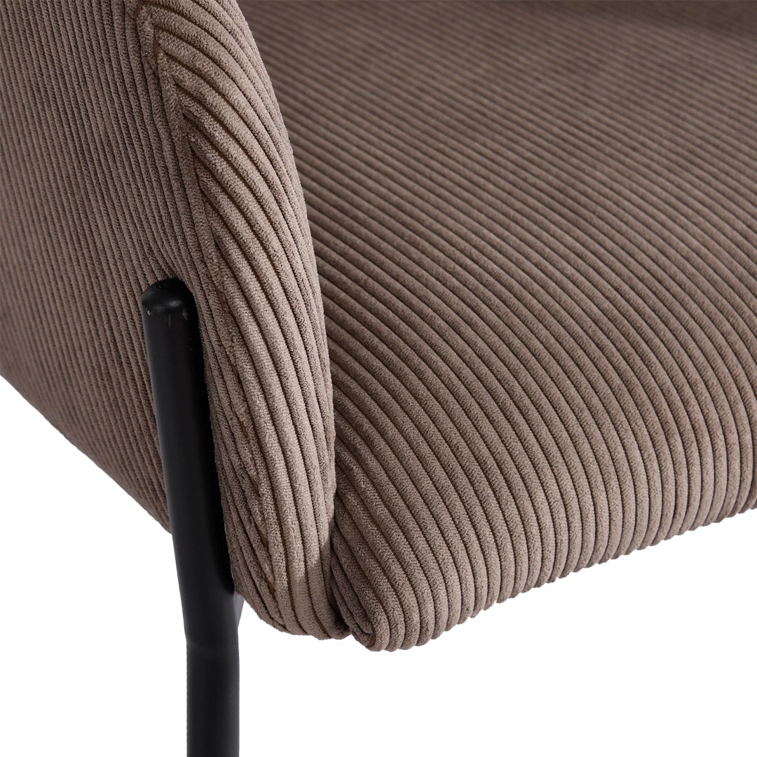 Allegra Dining Chair | Corduroy Brown