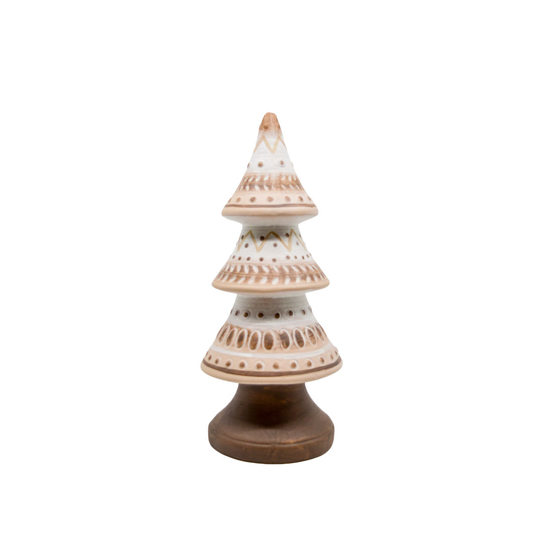 Brown Tiered Fir Tree