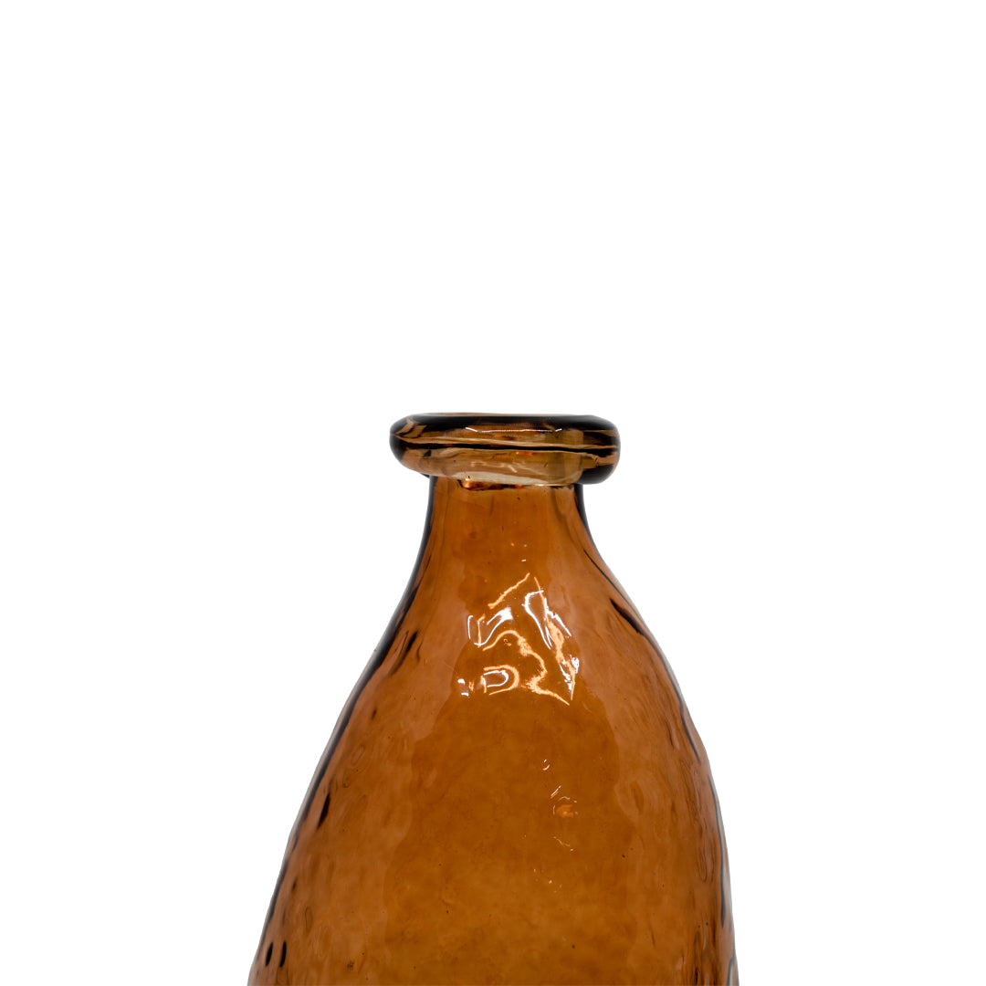 Campbell Amber Ripple Vase