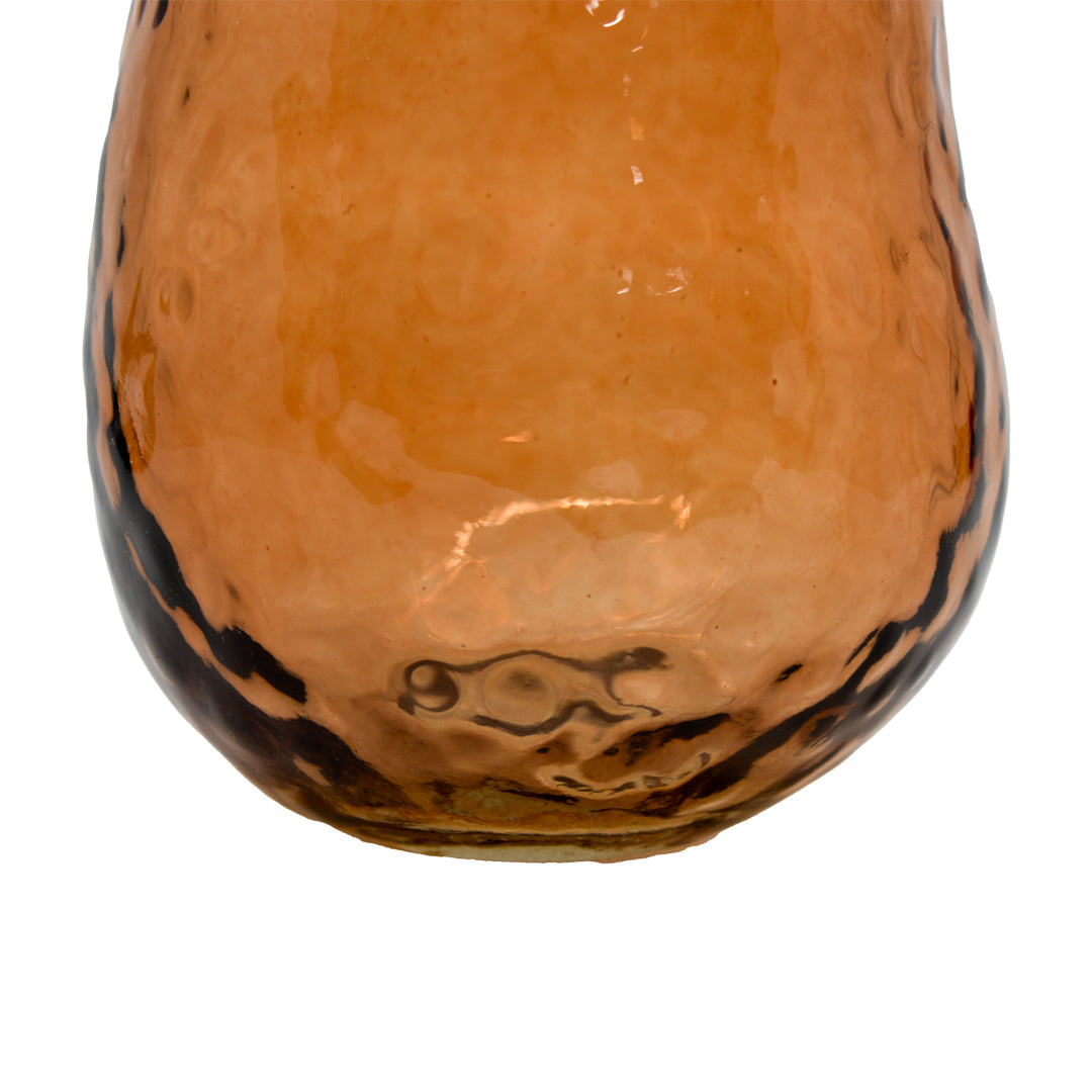 Campbell Amber Ripple Vase