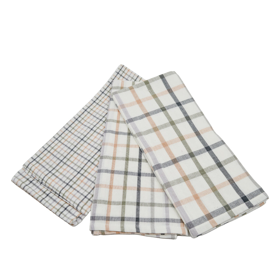 Catalina Check Tea Towels - Set of 3