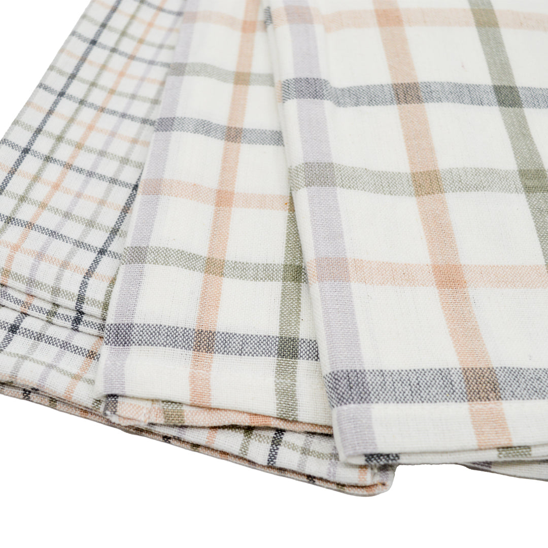 Catalina Check Tea Towels - Set of 3