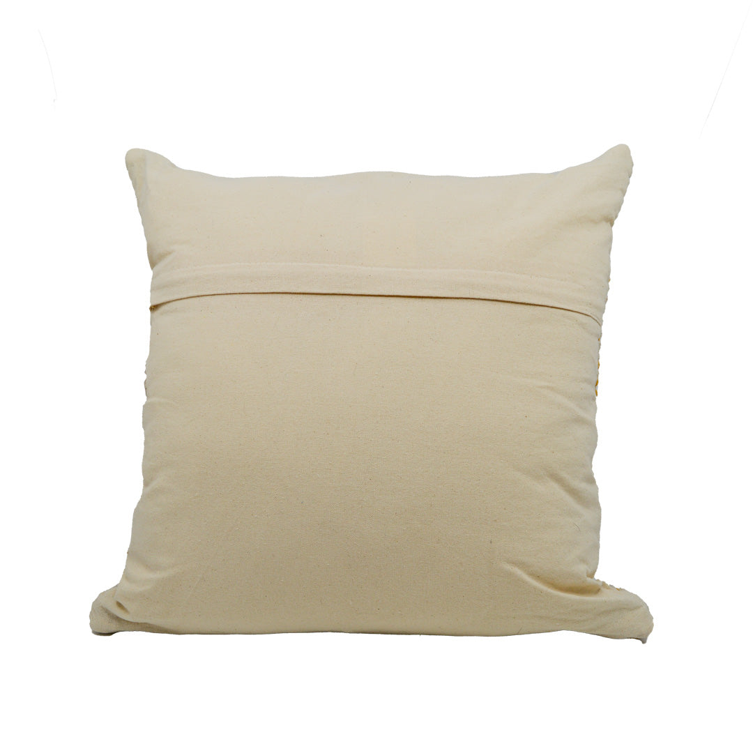 Cole Yellow & Natural Striped Cushion