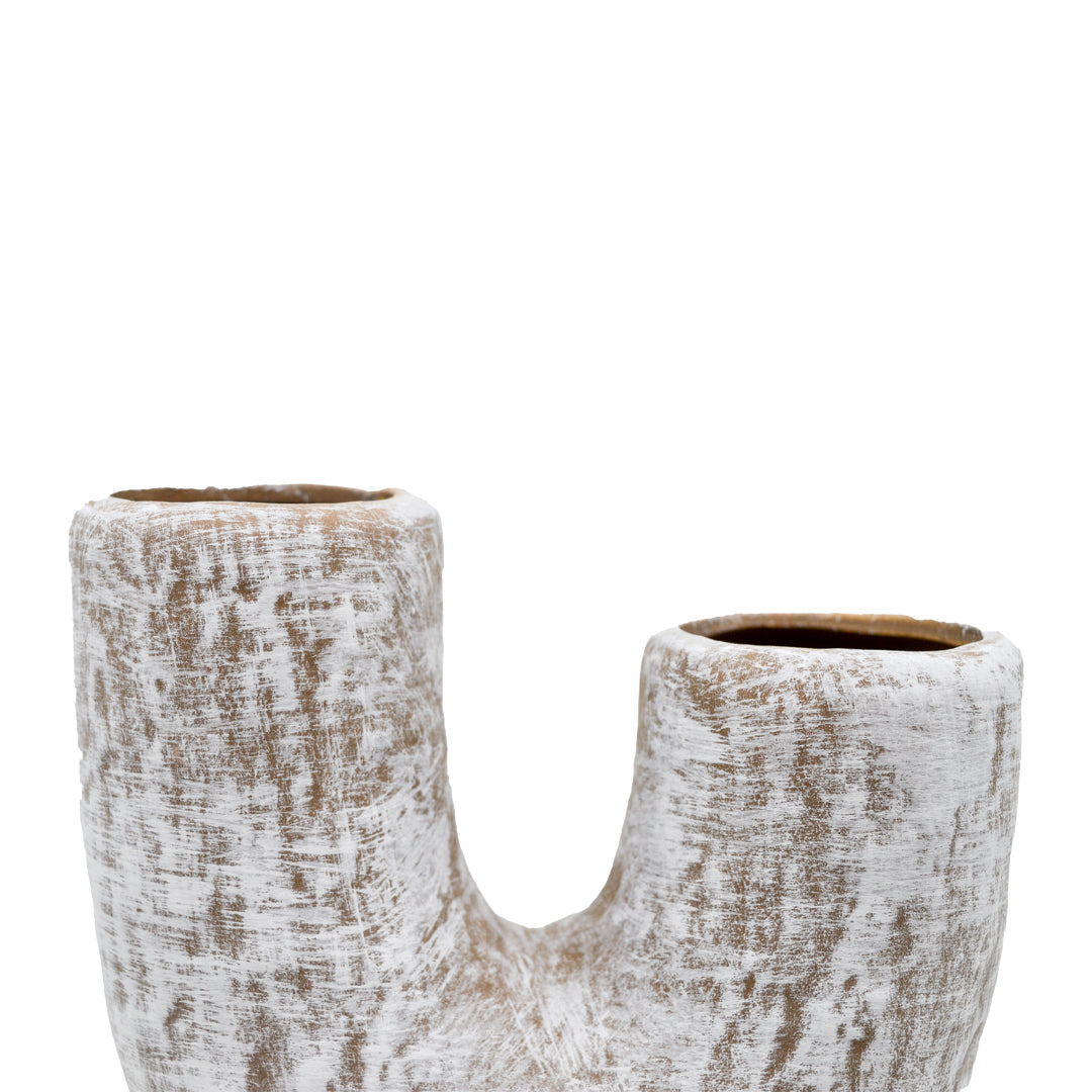 Coral White Vase