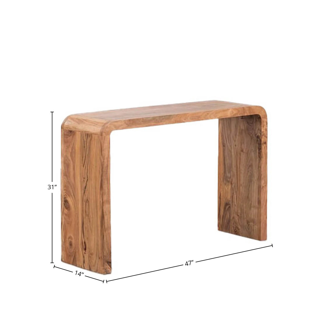 Form Curve Console Table | Small