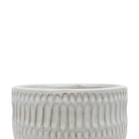 Hannah Beige Textured Pot