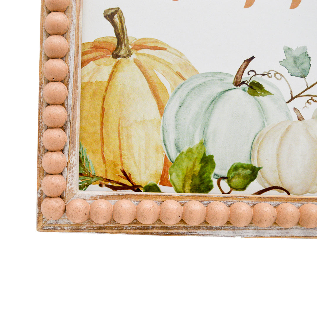 Happy Harvest Wooden Sign