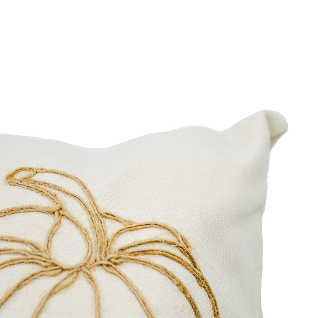 Harvest Pumpkin Motif Cushion