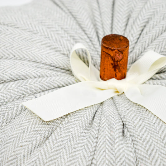 Herringbone Pumpkin Cushion