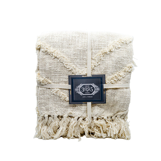 Hygge Natural Throw Blanket