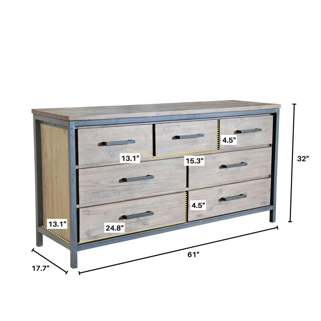 Irondale 7 Drawer Dresser