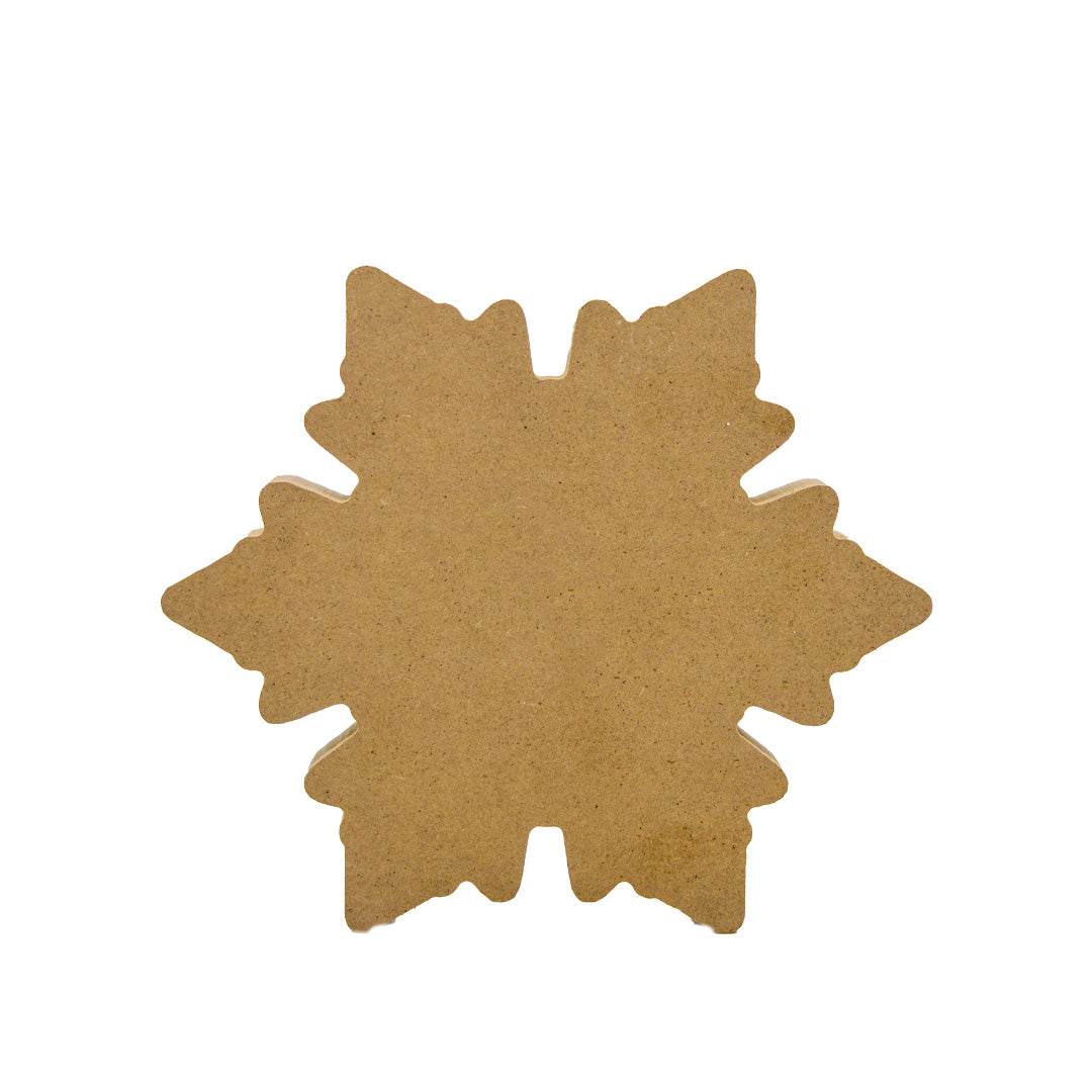 Wooden Snowflake Decor LG