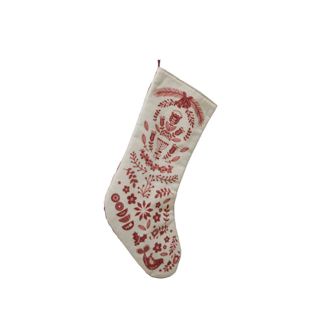 Red Scandi Stocking