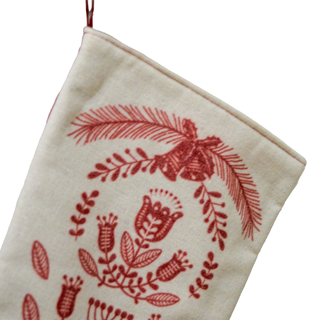 Red Scandi Stocking