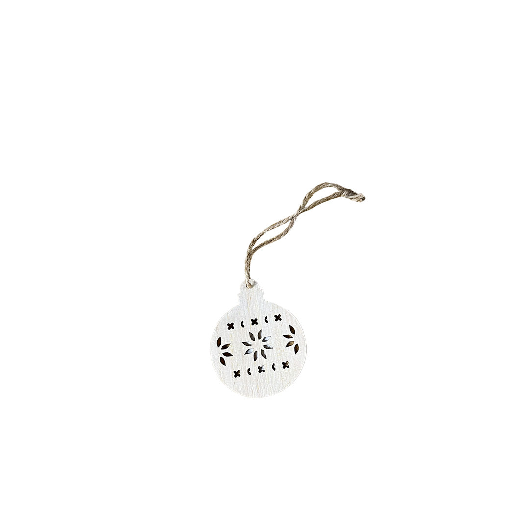 Ornament Carved Wood Ornament | Small
