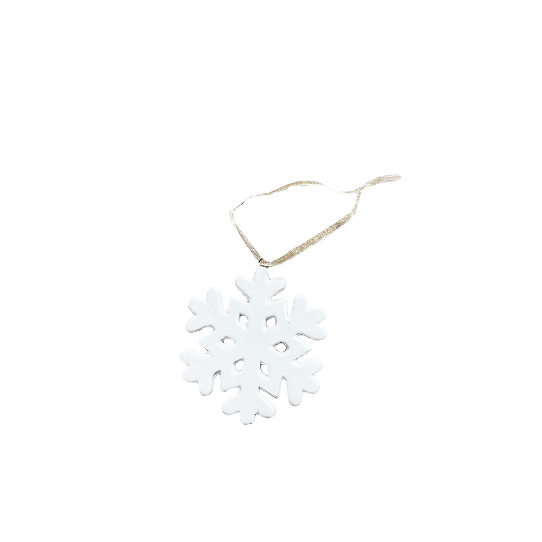Ceramic Snowflake Ornament