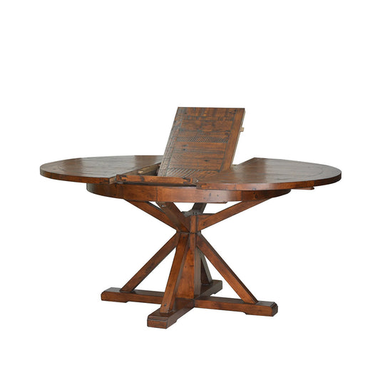 Irish Coast Round 47/63" Extension Dining Table | African Dusk