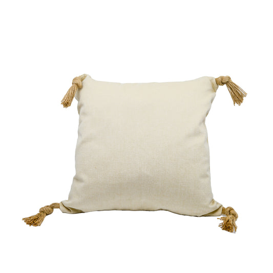 Westyn Khaki Cushion with Tassels