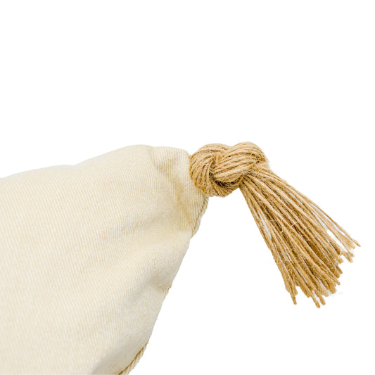 Westyn Khaki Cushion with Tassels