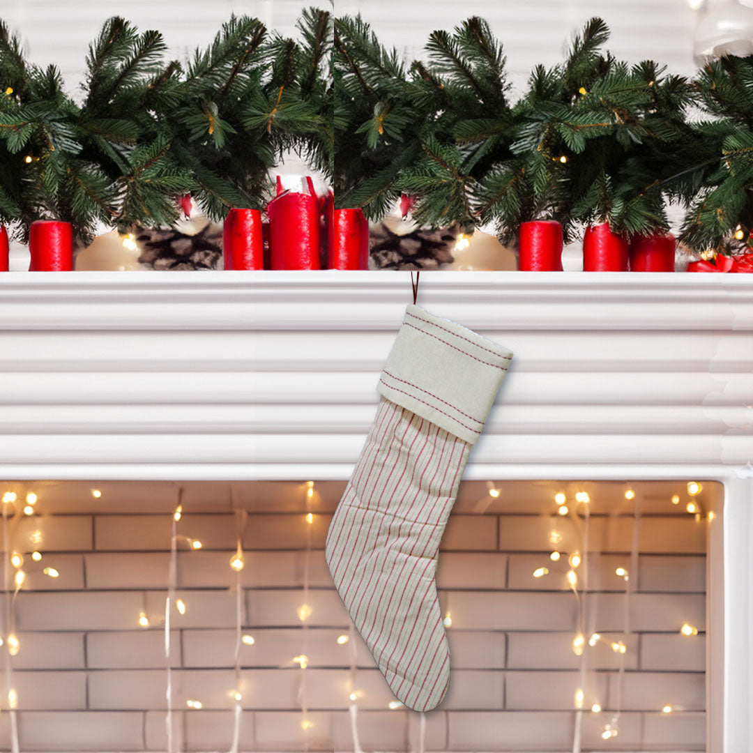 Cream Lined Stocking