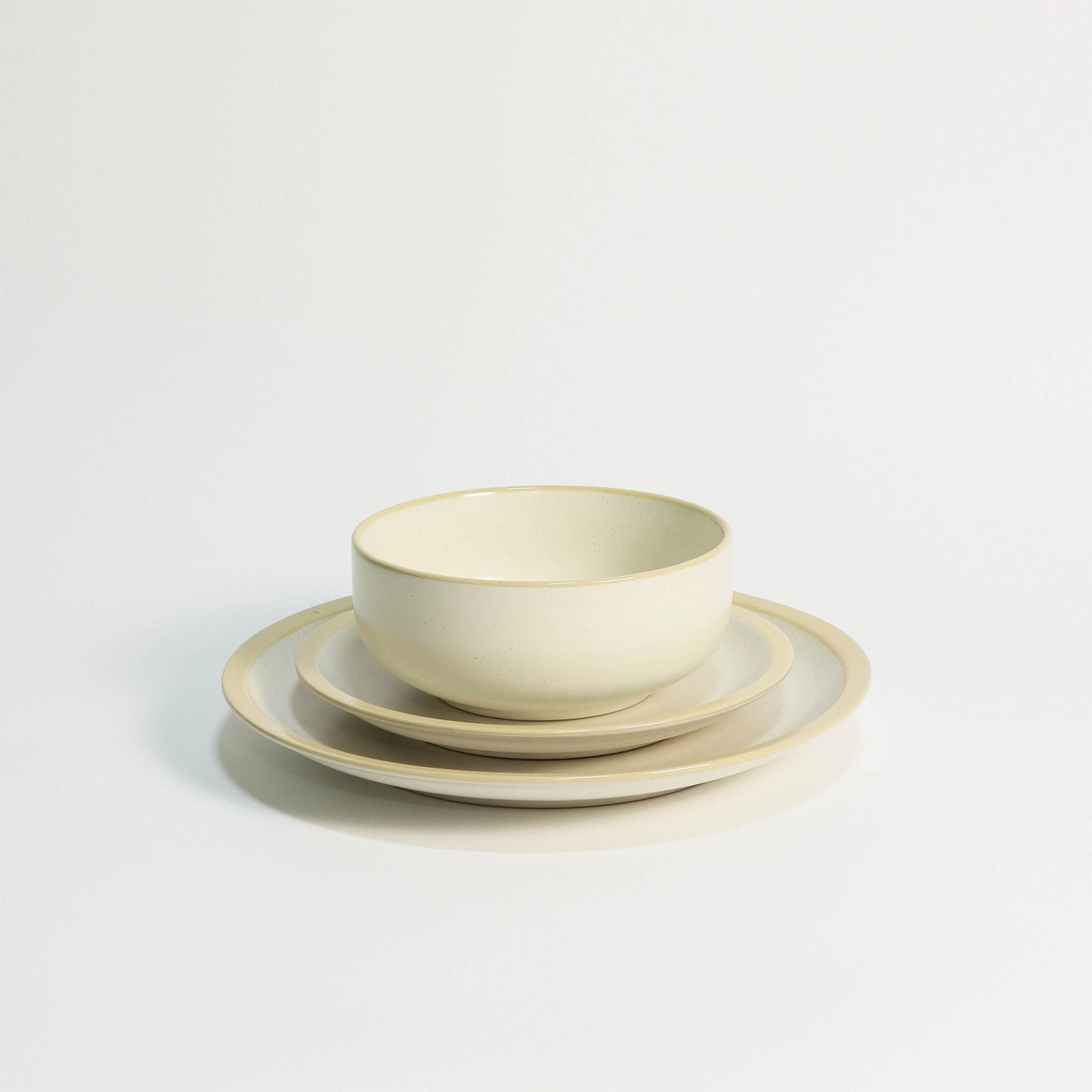 Cream Ceramic Plate
