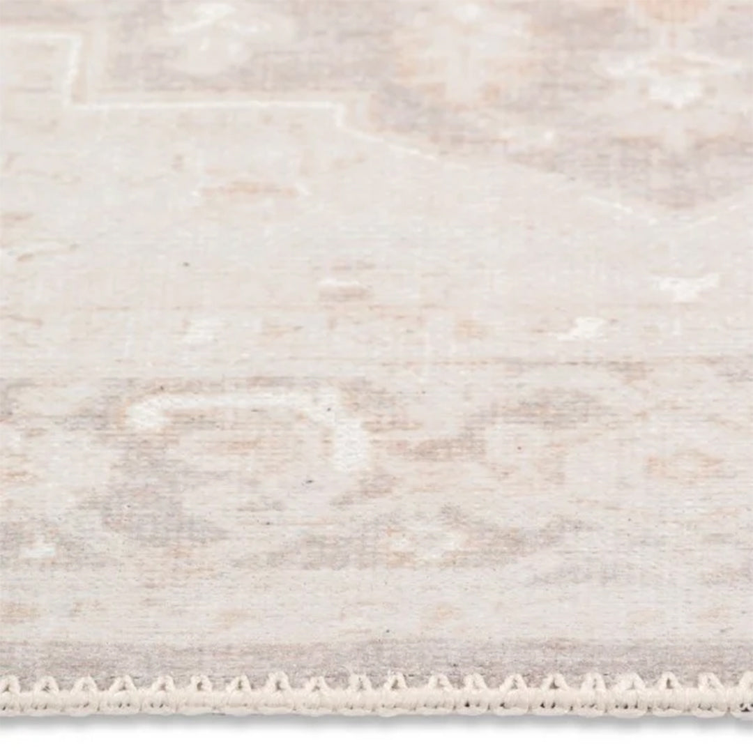 Aura Washable Spill Proof Beige Gold Rug