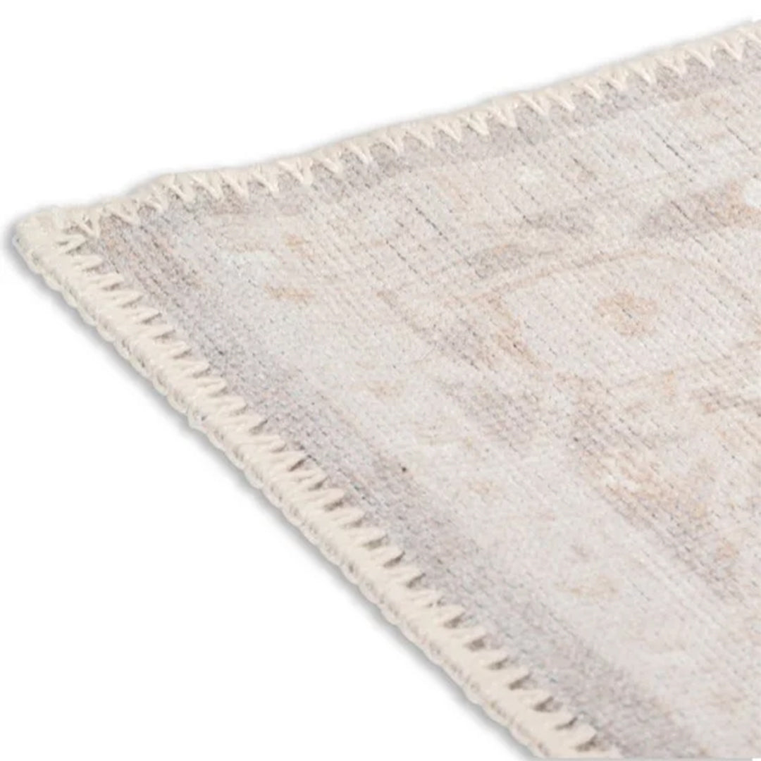 Aura Washable Spill Proof Beige Gold Rug