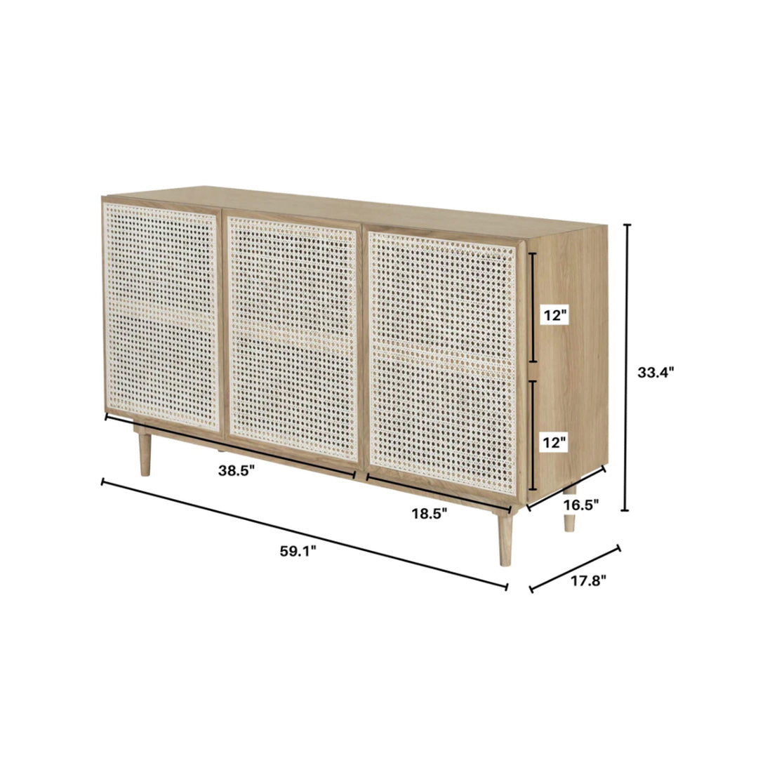 Cane Sideboard - Natural