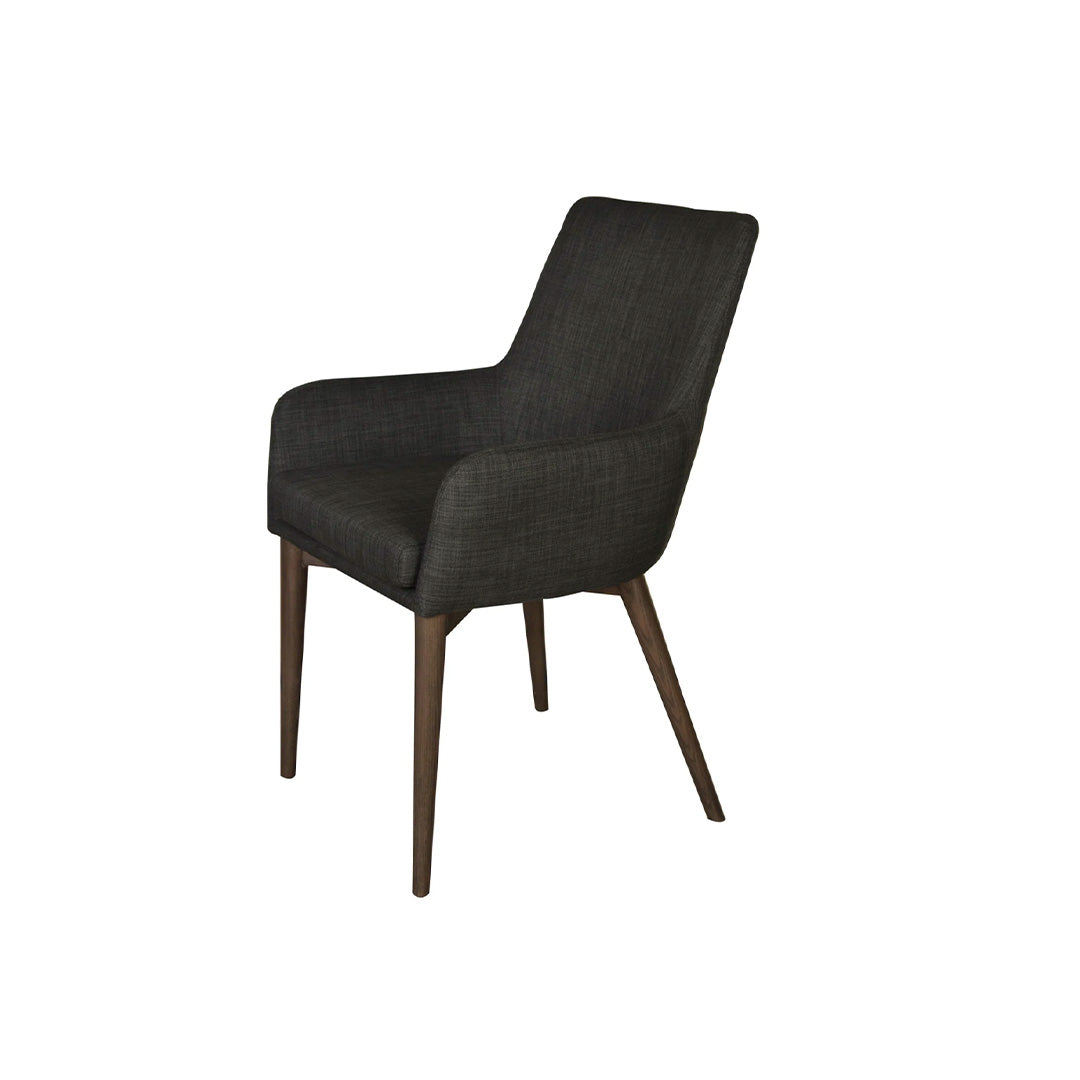 Fritz Arm Dining Chair - Dark Grey (set of 2)