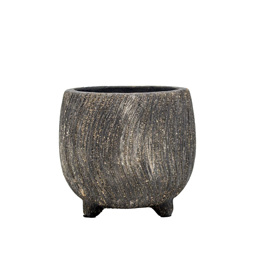 Greer Textured Cement Pot - Large