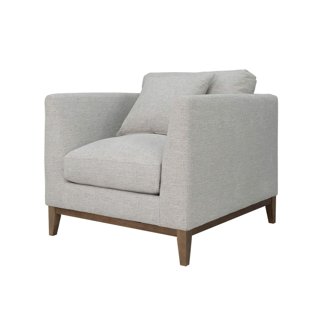 Harmony Accent Chair - Woven Tweed Neutral