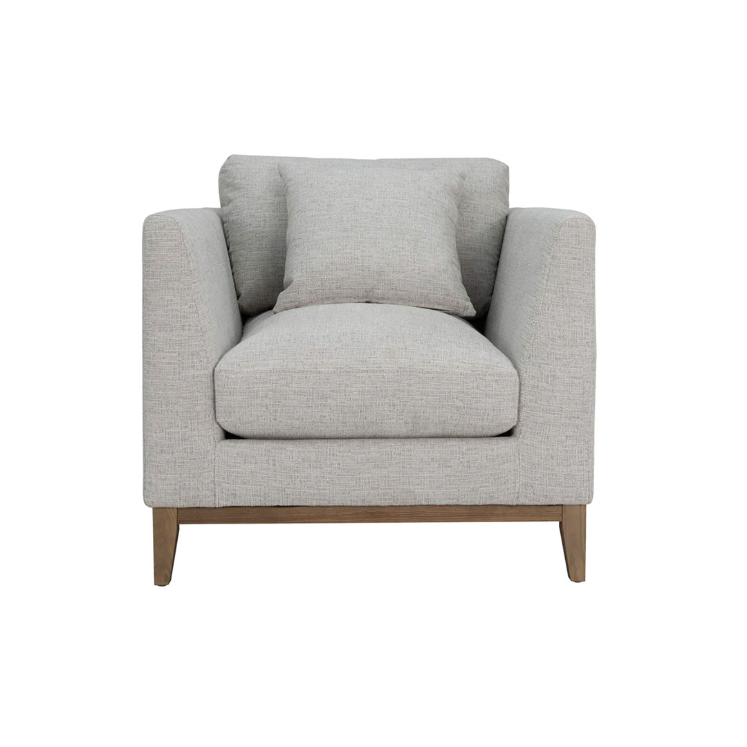 Harmony Accent Chair - Woven Tweed Neutral