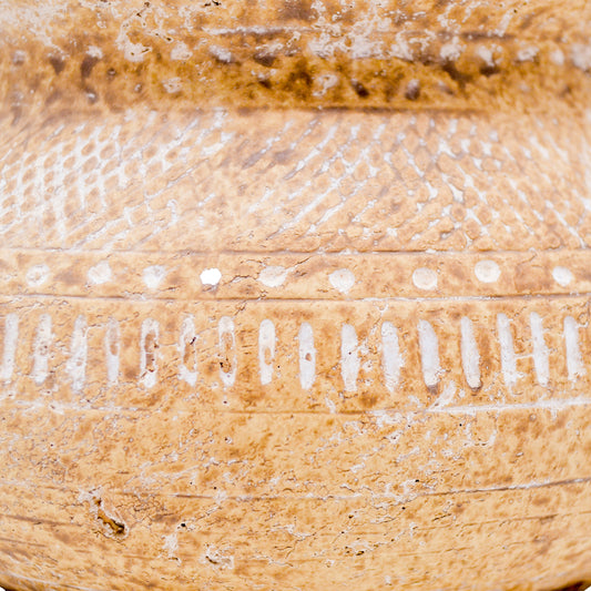 Idris Embossed Terracotta Pot - Small