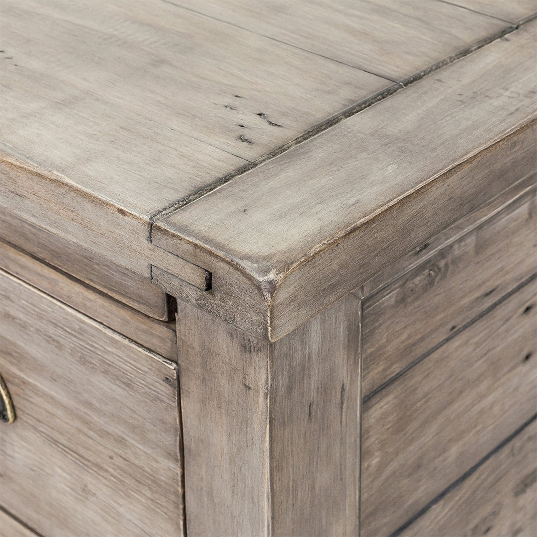 Irish Coast 3 Drawer Nightstand - Sundried