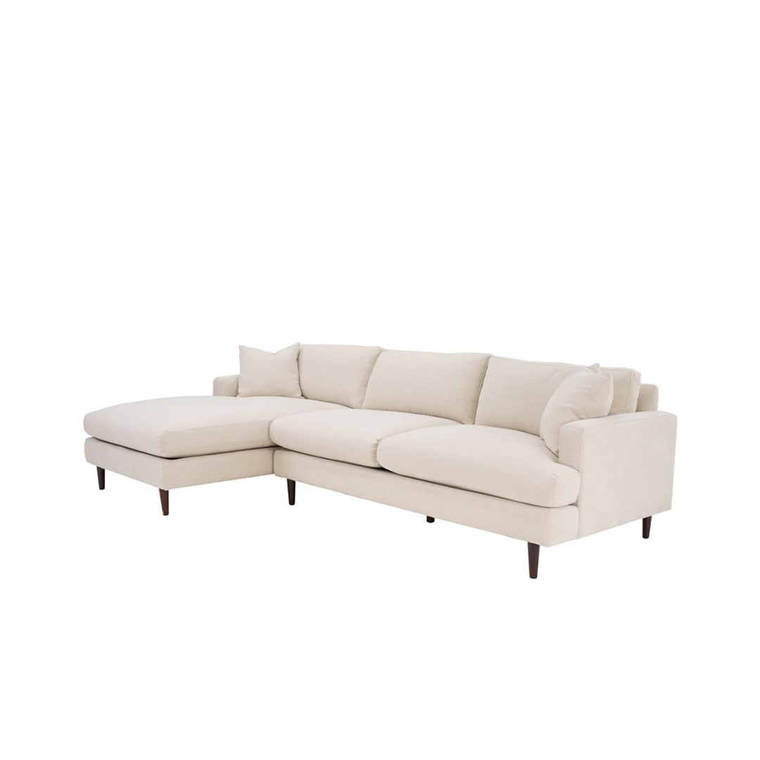 Martha Left Sectional Sofa - Beach Alabaster