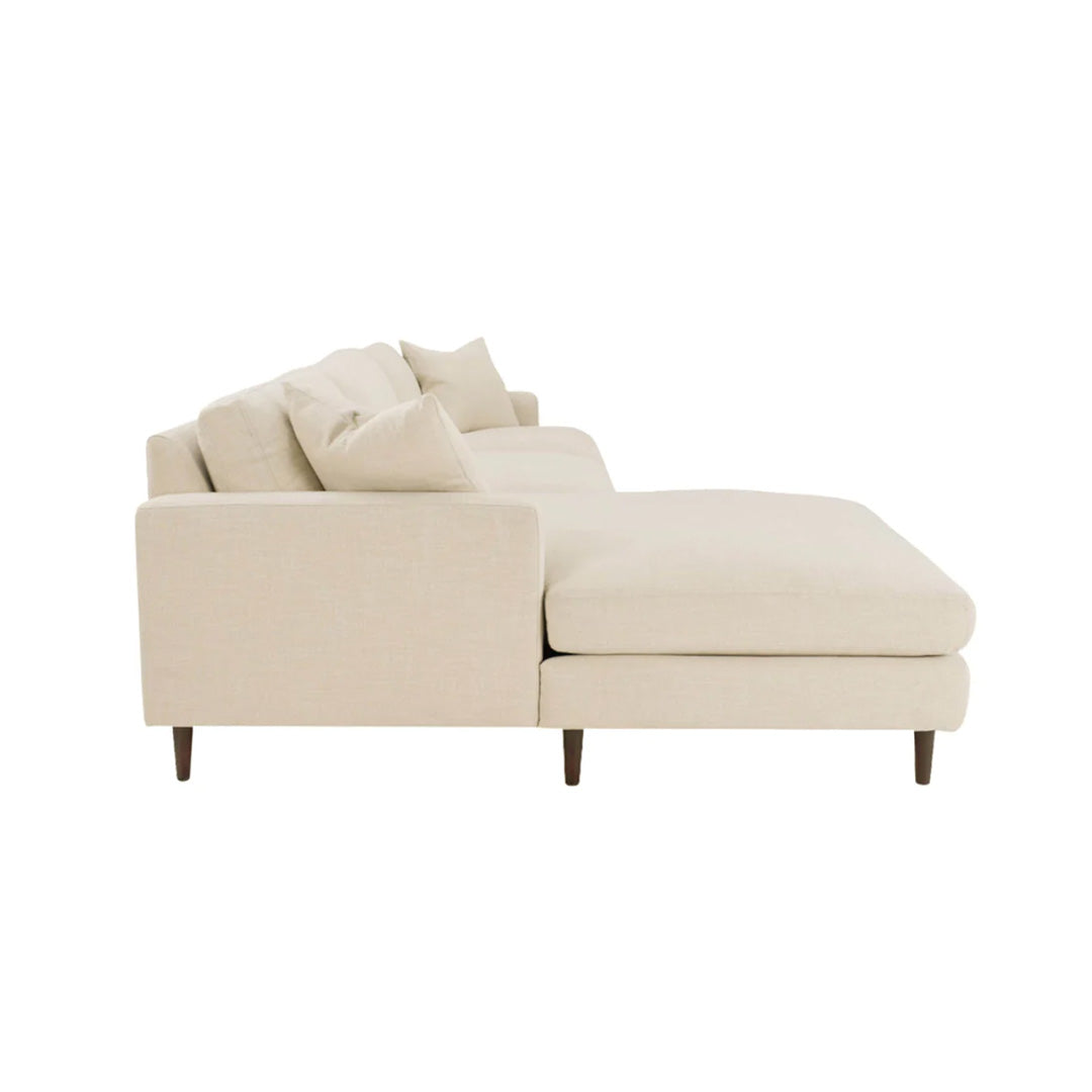 Martha Left Sectional Sofa - Beach Alabaster