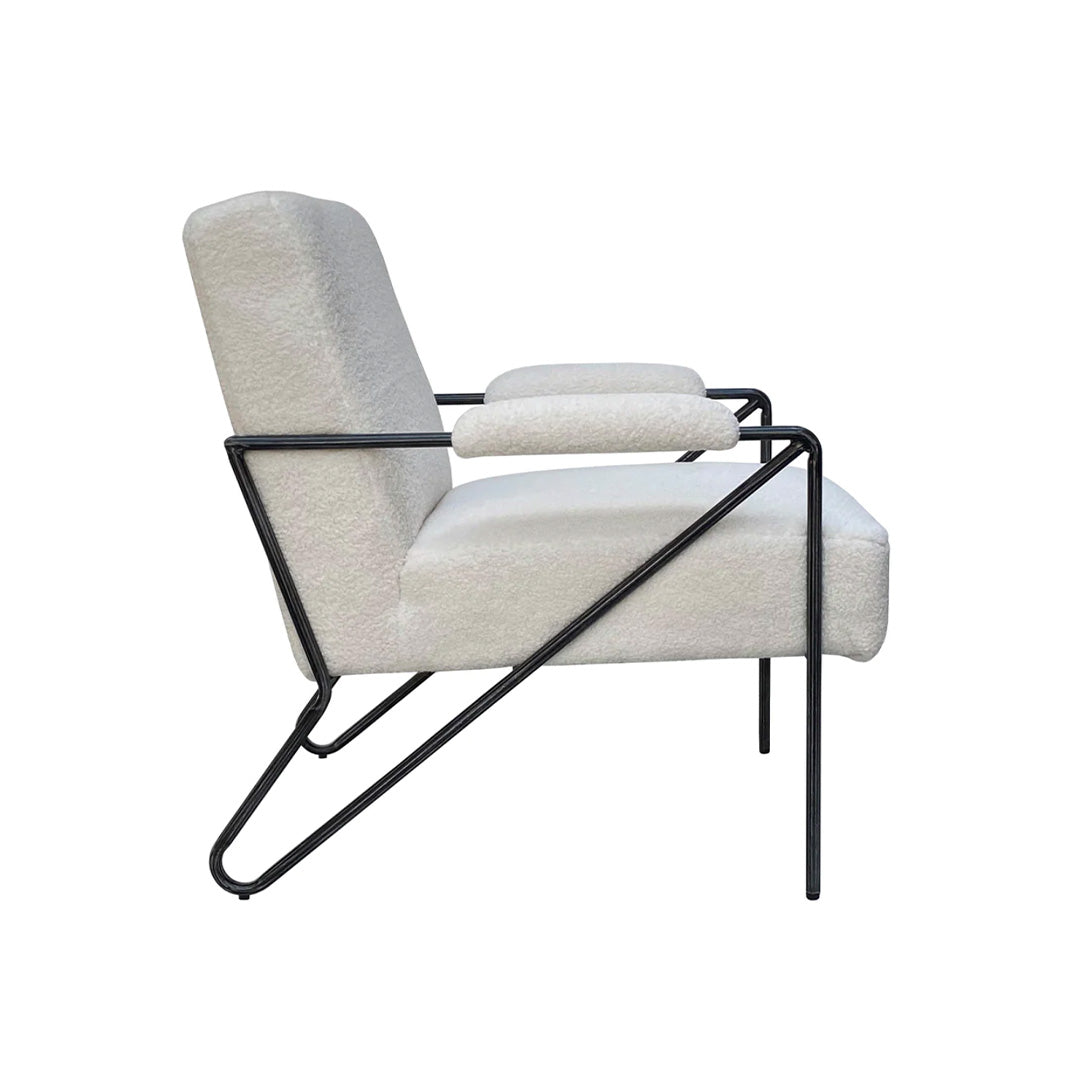Mode Accent Chair - White Sherpa
