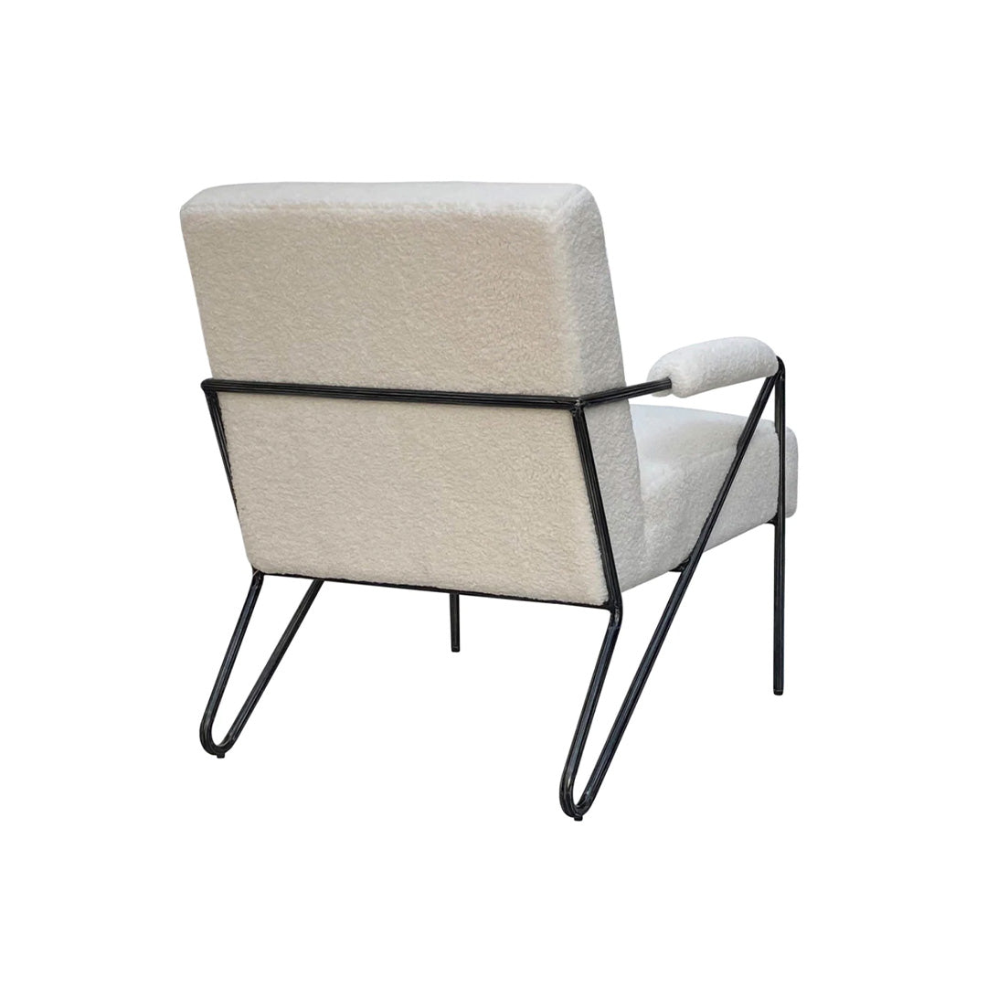 Mode Accent Chair - White Sherpa