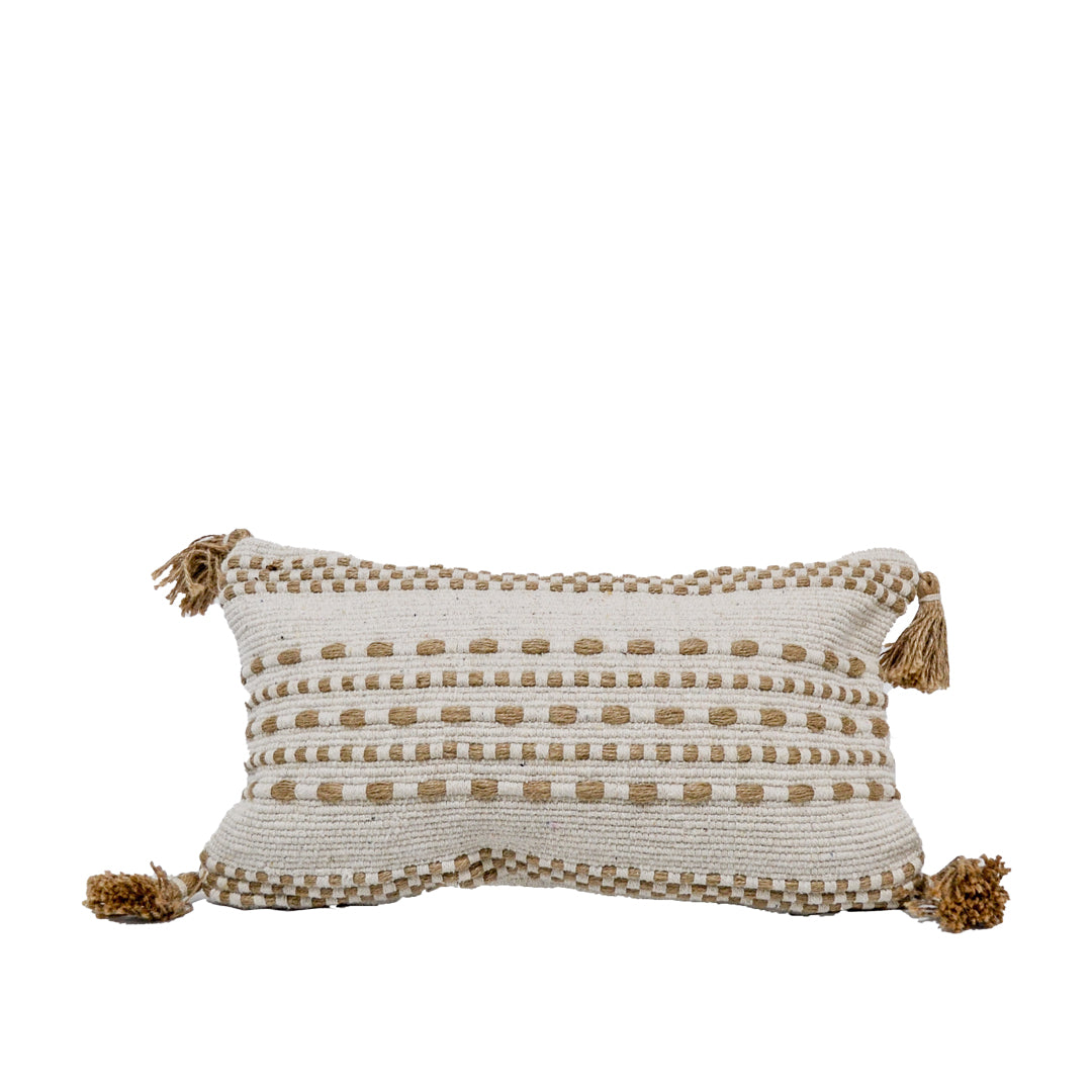 Avani Natural Rectangular Cushion