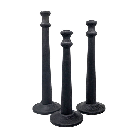 Gwen Tall Black Candle Holder - Medium