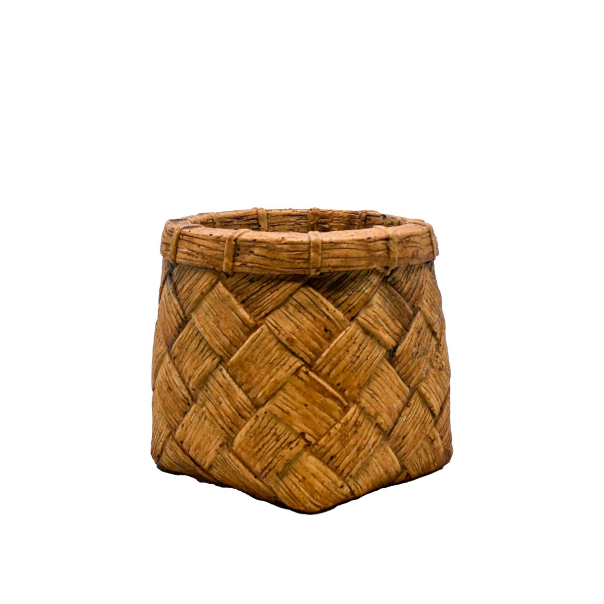 Amari Woven Cement Pot - Large
