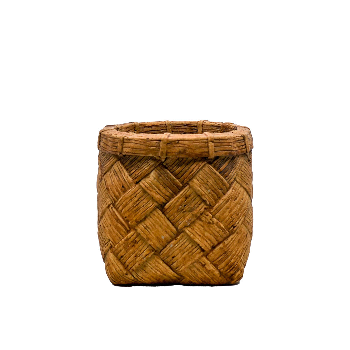 Amari Woven Cement Pot - Large