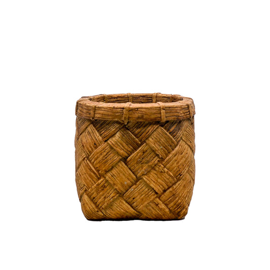Amari Woven Cement Pot - Large