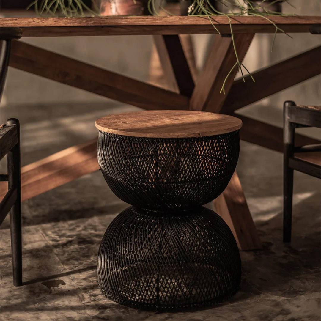 Wave Side Table - Black