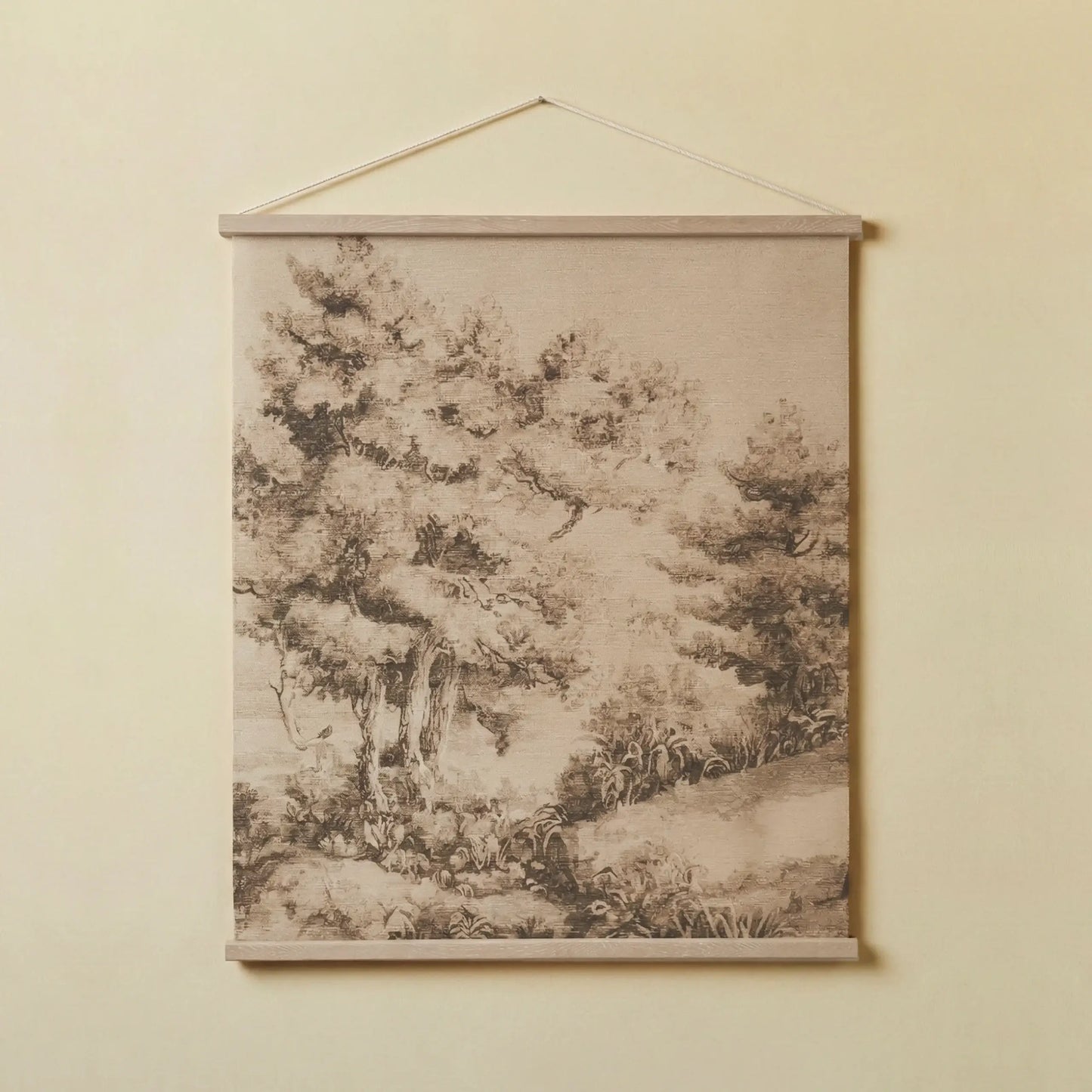 Verdure Sous la Lisière des Bois (tapestry print on linen)