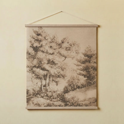 Verdure Sous la Lisière des Bois (tapestry print on linen)
