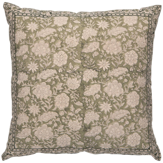 Heirloom Freesia Embroidered Pillow